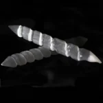 Selenite Polished Rustic Candle 3 HOLDER